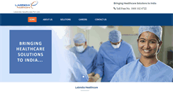 Desktop Screenshot of labindiahealthcare.com
